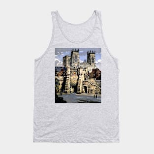 Vintage Travel Poster Artwork - York Tank Top